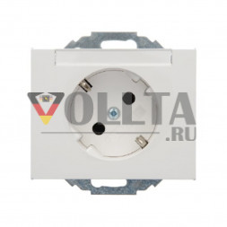 Berker 47287109 K1 SCHUKO-розетка  16А, цвет:полярная белизна, тон:глянец