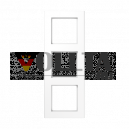 Рама Jung AC583WW 3-х сторонняя, вертикальный и горизонтальный монтаж, Дюропласт, A CREATION, альпийский белый