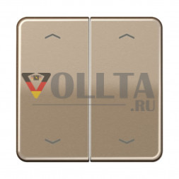 Jung CD595MPGB CD500 KNX кнопка, клавиша крышка, цвет:золотой