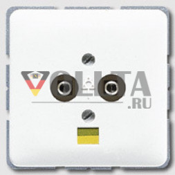 Jung CD565-2GR CD500 Розетка для выравнивания потенциалов цвет:серый