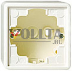 Gira 006240 S-Color накладной корпус двойная, цвет:чисто белый, тон:глянец