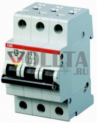 ABB S203S-B16 Автоматический выключатель LS-выключатель B 3х полюсный 16А,