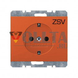 Berker 47157114 K1 SCHUKO-розетка 16А, со штампом ZSV
