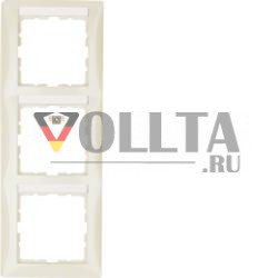 Berker 10138912 рамка с полем для этикетки белая, глянцевая Berker S.1