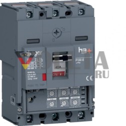 Автоматический выключатель Hager HES040JC h3+ P160 3P3D 40A 70kA