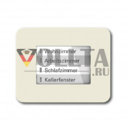 Busch-Jaeger 6730-22G Alpha LED-Дисплей WaveLINE цвет:слоновая кость