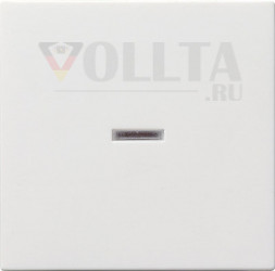 Gira 029027 System55 контрольный-выключатель света крышка, цвет:чисто белый, тон: матовый